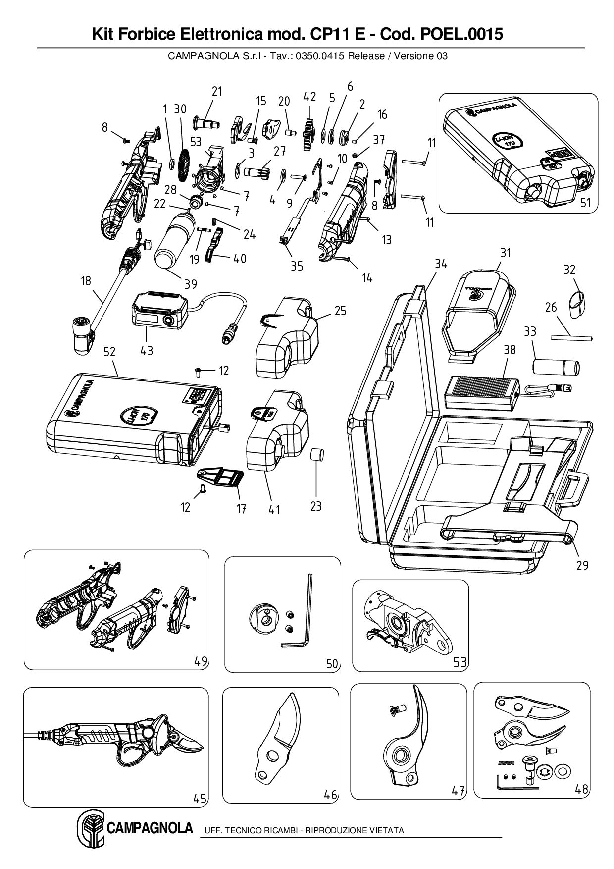 POEL.0015_Kit Forbice Elettronica mod. CP11 E